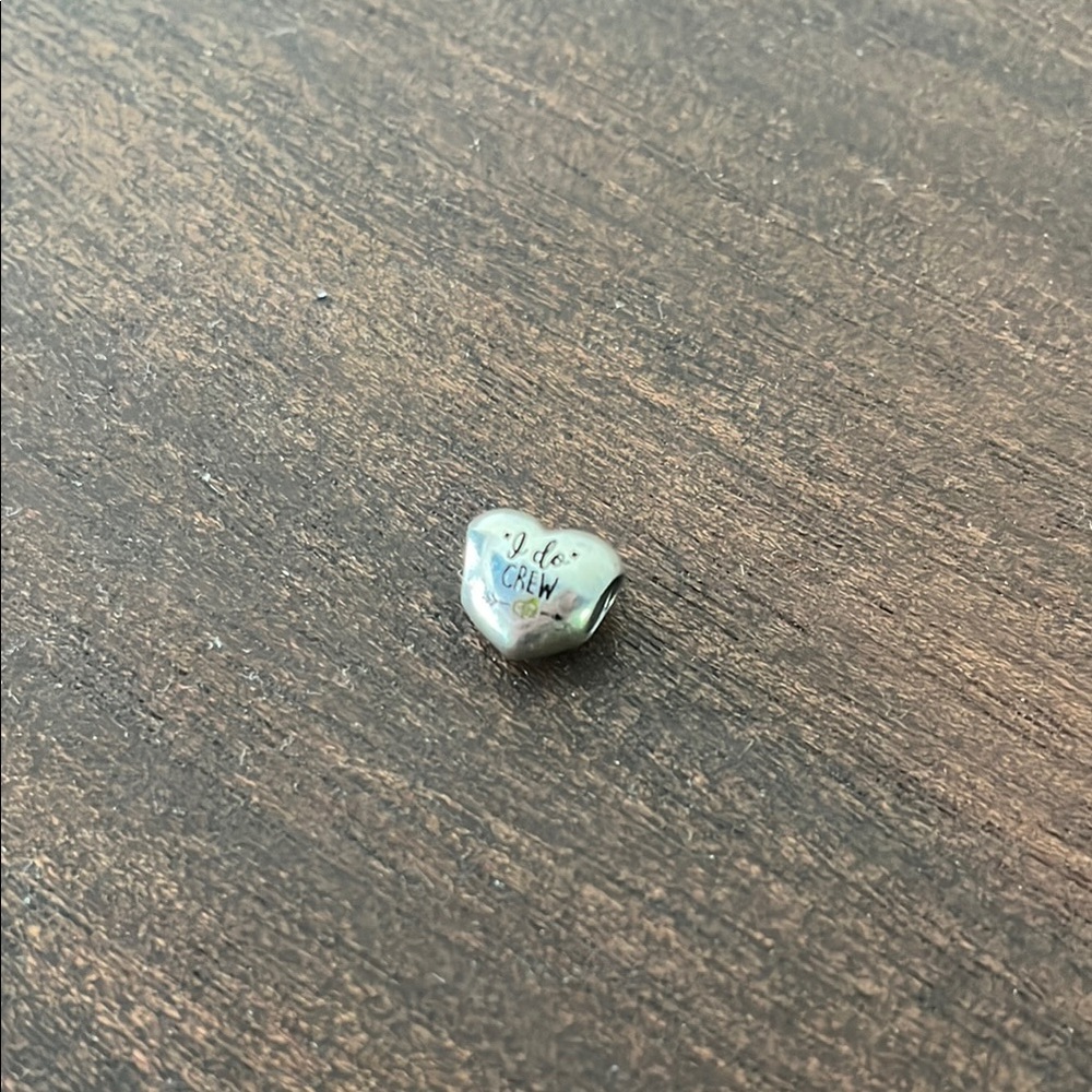 Heart-Shaped Silver Charm